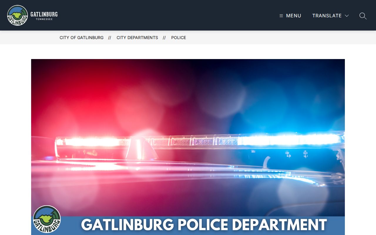 Gatlinburg Police recent arrest records contacts